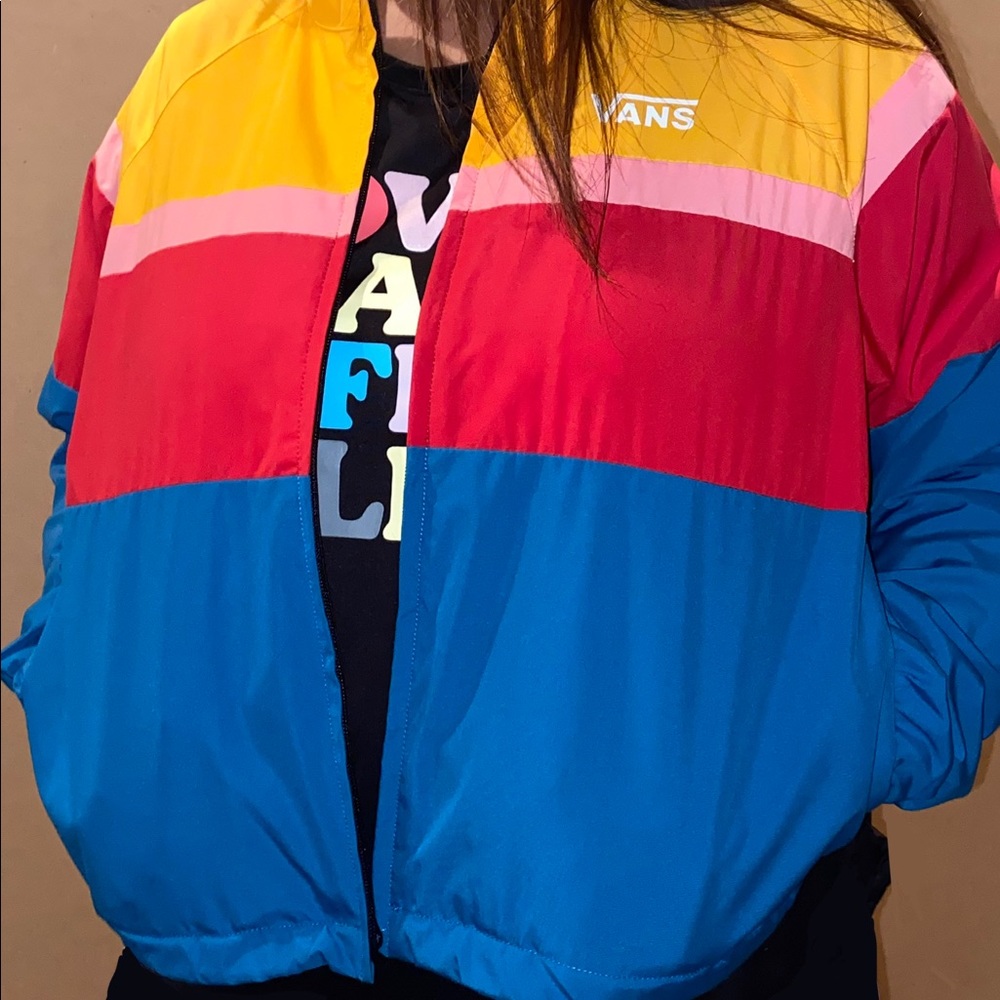 Vans color-block cropped windbreaker - Picture 3 of 8